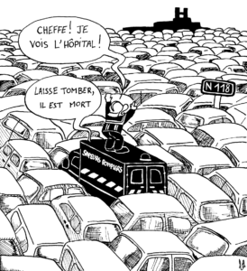 Pompiers : Embouteillage N118