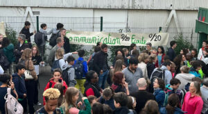 Mobilisation au collège Charles Péguy